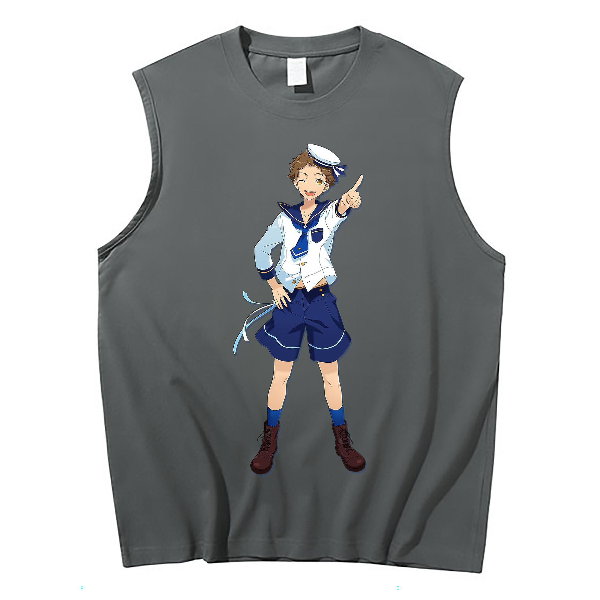 （画像用） あんさんぶるスターズ! Ensemble Stars コットン100％タンクトップ（フロントプリント）